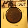 Image 1 : 1432 . 1838 U.S. Large Cent, Very Good.