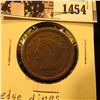 Image 1 : 1454 . 1851 U.S. Large Cent, Fine.