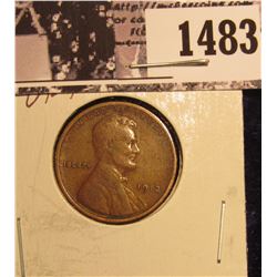 1483 . 1912 P Lincoln Cent, VF+.