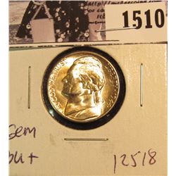 1510 . 1944 S Jefferson Nickel, Brilliant Uncirculated.