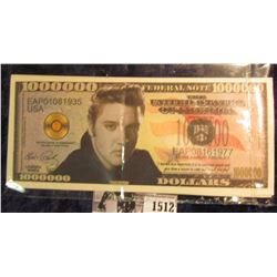 1512 . Pair of Elvis Presley Fantasy $1,000,000 notes.