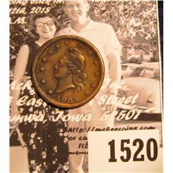 1520 . 1863 Army & Navy Civil War Token.