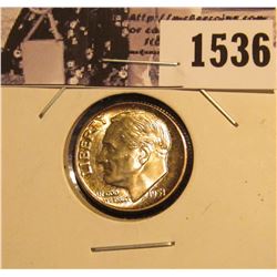 1536 . 1951 P Roosevelt Dime with Superb Natural Toning. BU.