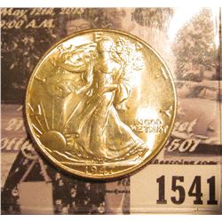 1541 . 1947 P Walking Liberty Half Dollar, Brilliant Uncirculated.