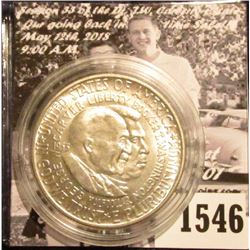 1546 . 1953 D Washington/Carver Commemorative Silver Half-Dollar, Brilliant Uncirculated.