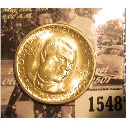 1549 . 1893 Columbian Exposition Commemorative Silver Half-Dollar, EF.