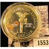 Image 2 : 1553 . 1989 S Bicentennial of the Congress Proof Silver Dollar, encapsulated.