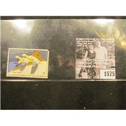 1575 . 1977 RW44 U.S. Department of the Interior Federal Migratory Waterfowl Stamp. Unused, not sign