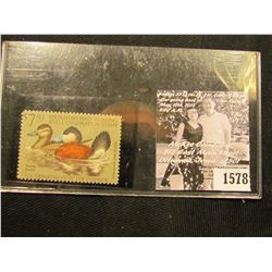 1578 . 1981 RW48 U.S. Department of the Interior Federal Migratory Waterfowl Stamp. Unused, not sign