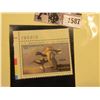 Image 2 : 1587 . 1995 RW62 U.S. Department of the Interior Federal Migratory Waterfowl Stamp. Unused, not sign