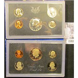 1593 . 1968 S Silver & 1983 S U.S. Proof Sets, Original as issued.