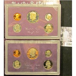 1594 . 1984 S & 85 S U.S. Proof Sets, Original as issued.