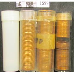 1599 . (29) 1952 or 53 Denver Mint Lincoln Cents, all AU -BU; partial roll 1958 P BU Cents; partial 