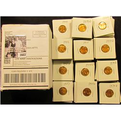 1603 . (2) 1937P, (3) 41S, (10) 42P, 44P, 51S, (8) 54S, (2) 55S, (6) 75P, & (40) 79D Gem BU Lincoln 