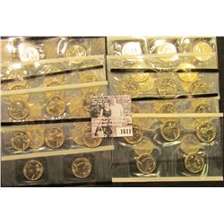 1611 . 1999 P & D, 2000 P, D, 2001 P, D, 2002 P, D, 2003 P, & D U.S. Five-Piece Quarter Mint Sets. (