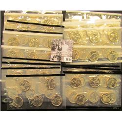 1614 . (7) 1999P, (4) D, (3) 2001P, & (2), (2) 2003P, & (4) D U.S. Five-Piece Quarter Mint Sets. (11