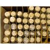 Image 3 : 1675 . (64) Full & partially full tubes of Lincoln Cents in a 50-Roll Stock box. Includes such dates