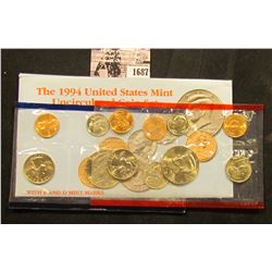 1687 . 1994 P & D U.S. Mint Set. Original as issued. Issued at $8.00