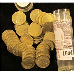 1694 . (40) 1928 Buffalo Nickels, most grade G-VG.