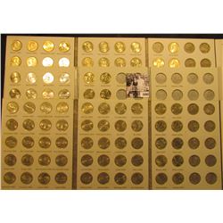 1698 . (3) Partial Sets of U.S. Statehood Quarters in Whitman folders. ($29.25 face value). Most BU.