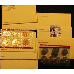 1723 . 1968, 69, 70, 71, 72, 75, 77, & 1980 U.S. Mint Sets, all original as issued. (Total of $20.11