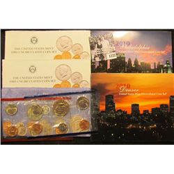 1727 . (2) 1989, 91, & 2010 U.S. Mint Sets, all original as issued. (Total of $19.28 face value).