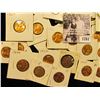 Image 2 : 1761 . (45) various carded Lincoln Cents dating from 1955S to 1982. Most of which are BU and include