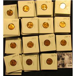 1770 . 1939S, (10) 50D, (2) 51D, 53D, (5) 55D, (13) 56D, 57P, (11) 57D, (8) 59P, (2) D, (12) 61D, (6