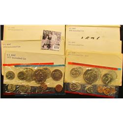 1771 . 1974, 75, 76, 77, 78, & 79 U.S. Mint Sets. All original as issued. (total face value $19.10)