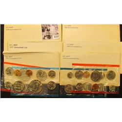 1773 . 1973, 77, 78, 79, 80, & 81 U.S. Mint Sets. All original as issued. (total face value $24.93)