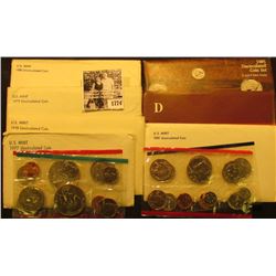 1774 . 1977, 78, 79, 80,  81, 84, & 85 U.S. Mint Sets. All original as issued. (total face value $24