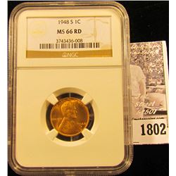 1792 . 1938 P Lincoln Cent NGC slabbed MS65 RD.