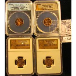 1838 . 2009 SMS Bronze Birth & Childhood MS69 RD; 2009 D SMS Bronze Professional MS67 RD NGC; 2009 D