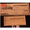 Image 1 : Lot 914 UNUSED BANK CHECK FROM THE MERCHANT'S EXCHANGE BANK FROM THE 1830'S. I AM ALSO INCLUDING A B