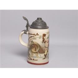 Old German Ceramic Stein.. Falstaff