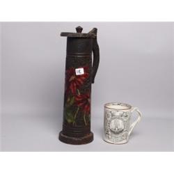 Wooden Stein Flower Design