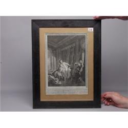 Antique French Etching ...Le Soir