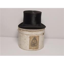 Antique Fur Felt Top Hat