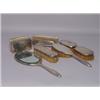 Image 1 : Eight Sterling Brushes and Sterling Handmirror