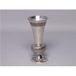 Fine German Silver Hallmarked Vase