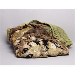 Indonesian Silk & Gold Thread Tapestry