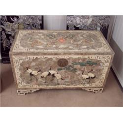 Chinese Chest Inlaid with Various Shells