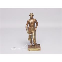 French Bronze Figure 19th C.