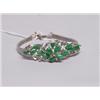 Image 1 : Burmese Jadeite Bracelet with .12 ct Diamonds