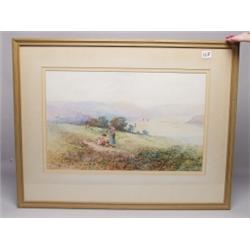 British Watercolour Signed T. Dingle Jur