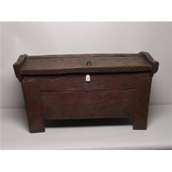 Antique Scandinavian Elm Wood Ark