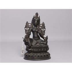 Tibetan Bronze Buddhist Figure