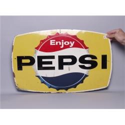 Pepsi Tin Sign Circa 1960