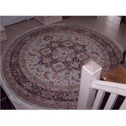 Handmade Persian Rug Circular Wool