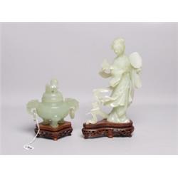 Chinese Carved Hardstone Quan Yin